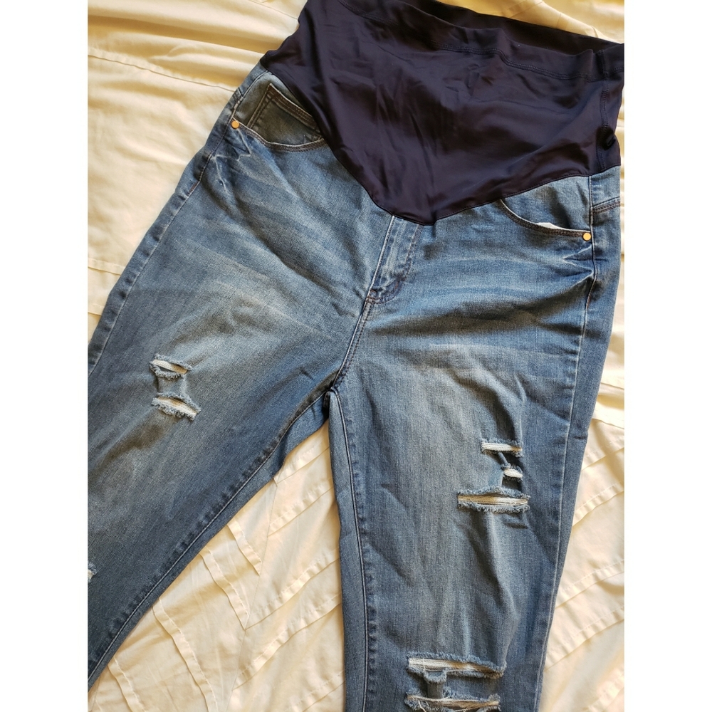 PinkBlush Maternity plus size Jean's (1x)